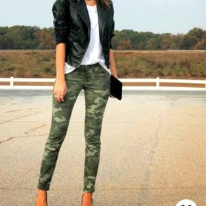 Sanctuary High Rise Skinny Jeans Camo